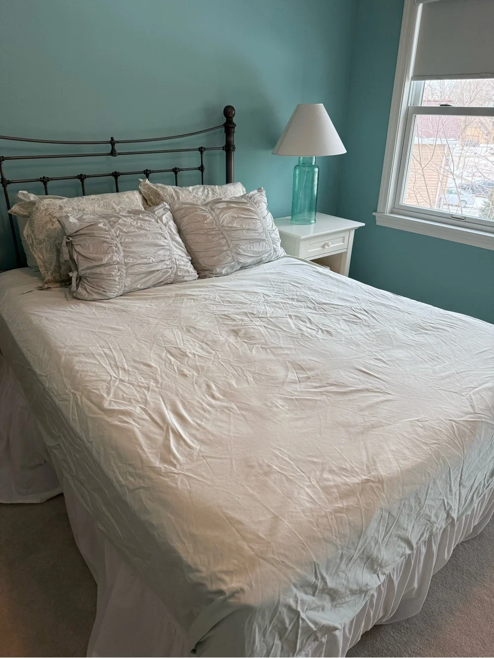 Pottery Barn seafoam green